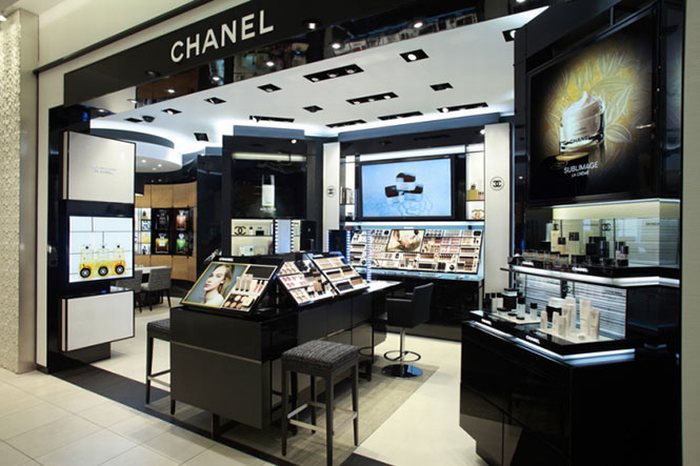 Ý tưởng thiết kế nội thất showrrom mỹ phẫm nước hoa Chanel ấn tương 5