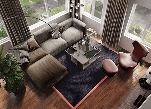 15 phong cách thiết kế nội thất phòng khách đẹp ấn tượng