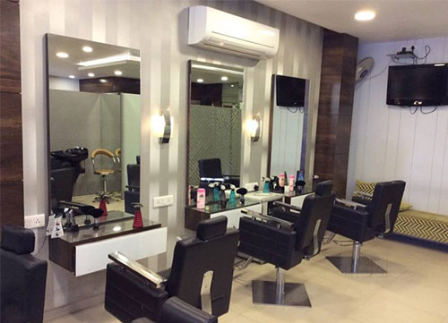 Thiết kế nội thất,Salon có diện tích nhỏ, Beauty Salon Hair, Nail, Foot massage