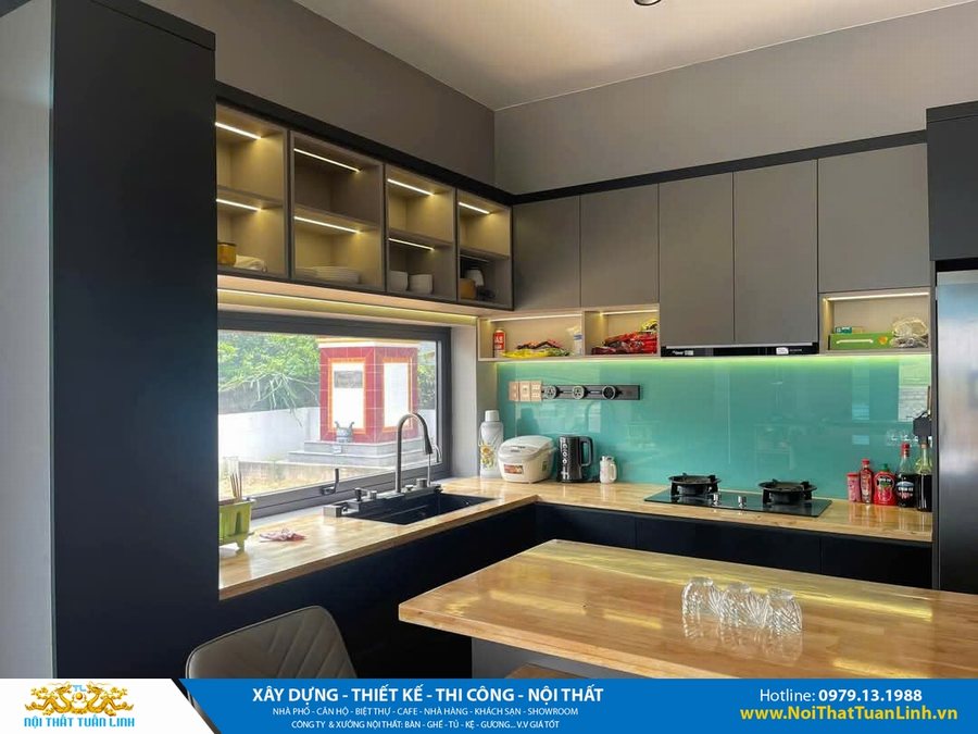 Gợi ý mẫu bếp tiện nghi cho gia đình trẻ ở căn hộ chung cư Thiết kế tủ bếp thông minh – Tối ưu không gian sống tại Bình Dương