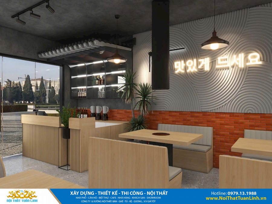 Thiết kế nội thất nhà hàng quán ăn đẹp giá tốt – Bí quyết thu hút khách hàng và tiết kiệm chi phí 3