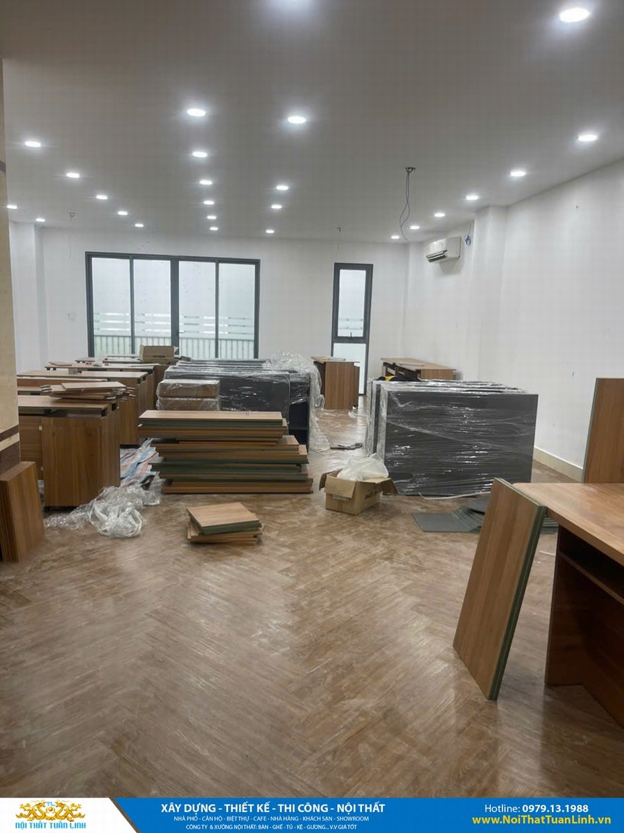 Setup không gian làm việc hiện đại, tiện nghi với giải pháp nội thất trọn gói từ Tuấn Linh 1