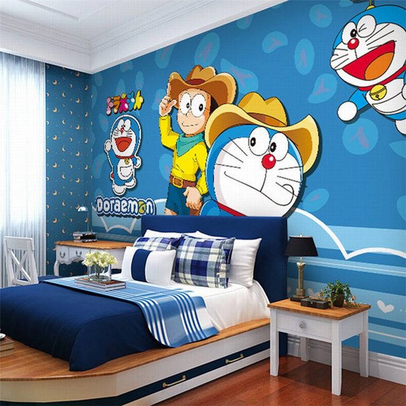 Thiết kế phòng ngủ Doraemon cho bé trai 3