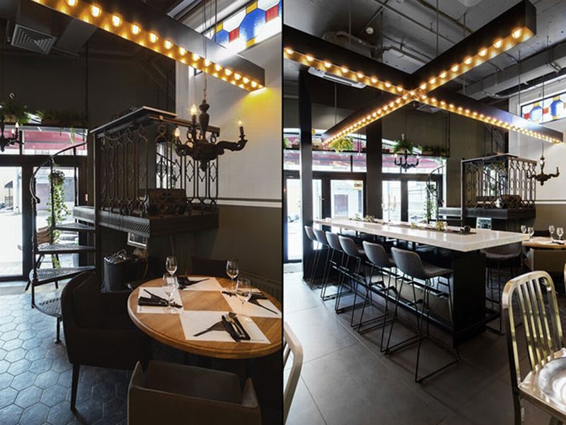 Tham khảo thiết kế nội thất nhà hàng phong cách bar Châu Âu 9