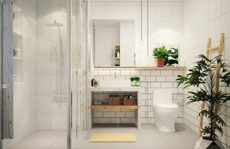 thiết kế nội thất phòng tắm căn hộ - nhà phố đẹp 2
