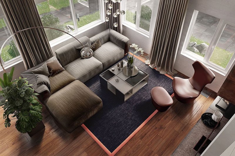 15 phong cách thiết kế nội thất phòng khách đẹp ấn tượng 1