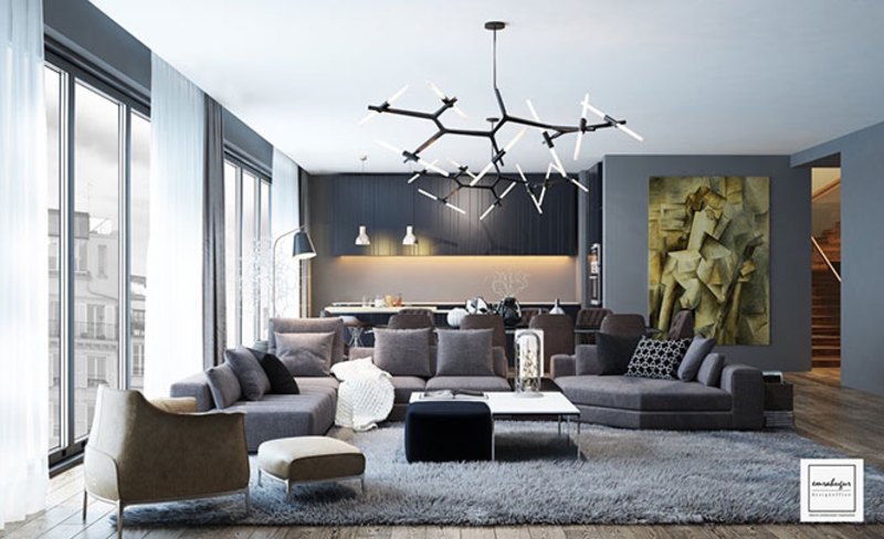 15 phong cách thiết kế nội thất phòng khách đẹp ấn tượng 2