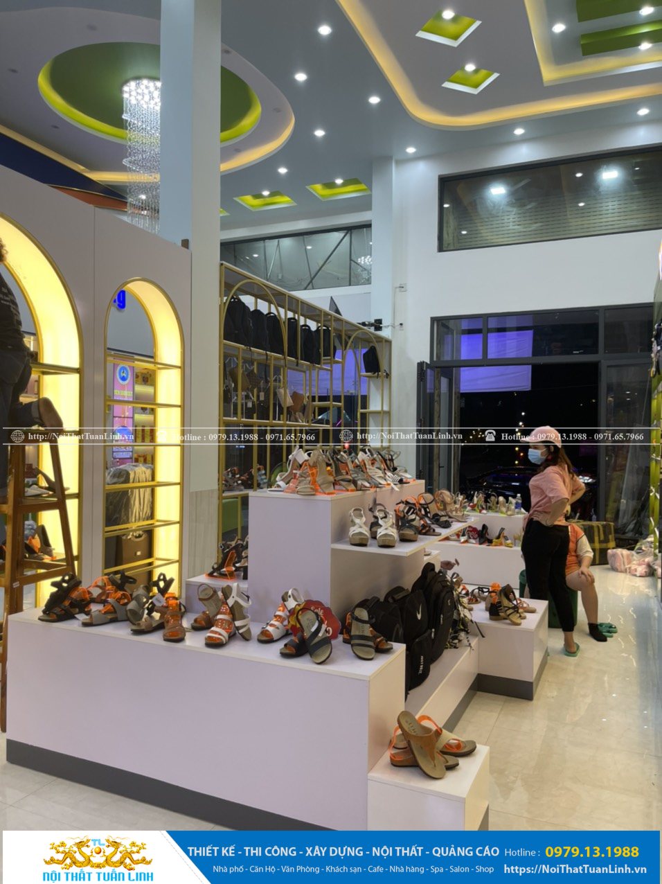 Báo giá thiết kế thi công nội thất shop thời trang Minh Khang Sport tại Phú Giáo Bình Dương 18