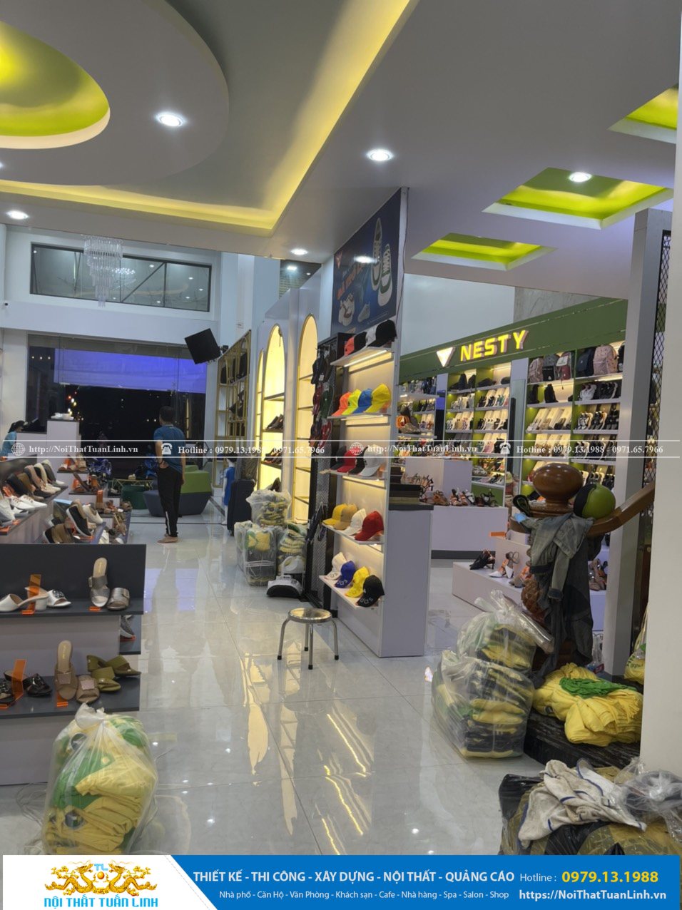 Báo giá thiết kế thi công nội thất shop thời trang Minh Khang Sport tại Phú Giáo Bình Dương 11