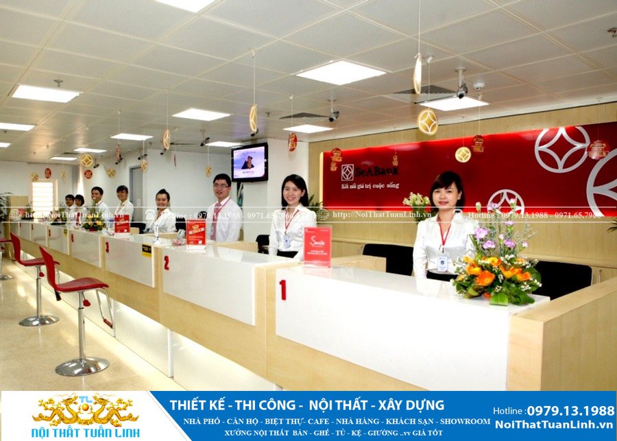 Thiết kế thi công nội thất văn phòng ngân hàng tại Bình Dương TPHCM Đồng Nai 78