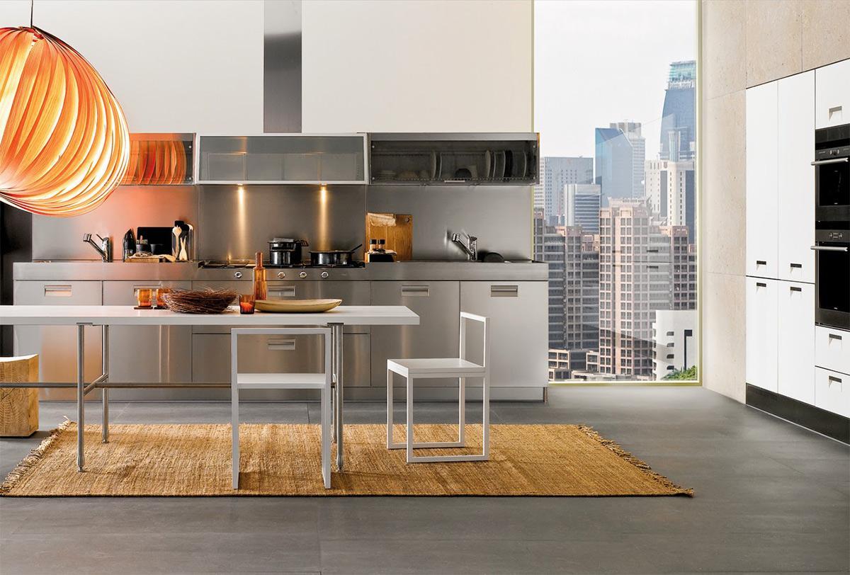 Ý tưởng thiết kế nội thất không gian căn bếp tuyệt đẹp tông màu Xám