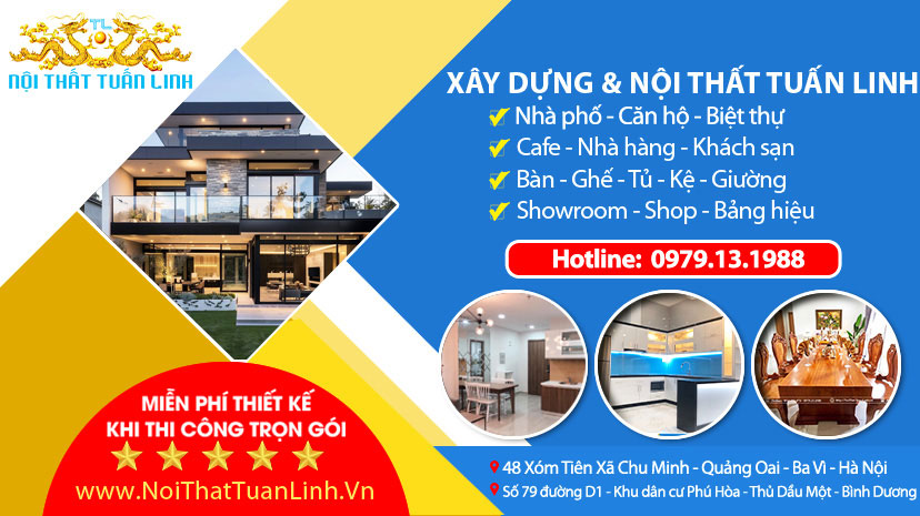 Báo giá xây dựng thi công nội thất công ty Tuấn Linh Bình Dương