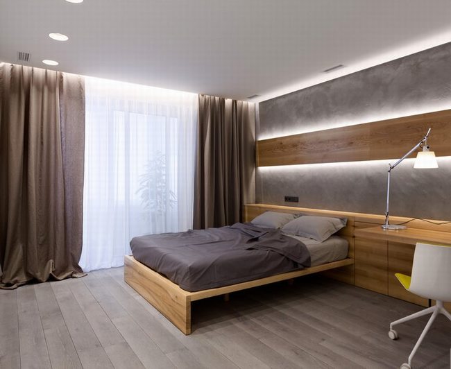 thiết kế giường ngủ bằng gỗ tốt