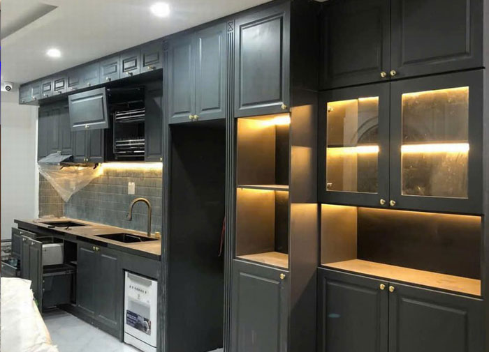 Thiết kế thi công nội thất phòng ngủ tân cổ điển cao cấp