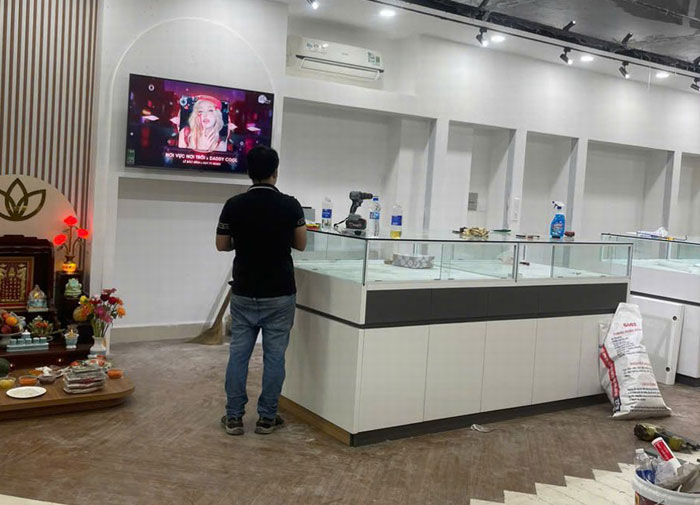 Thiết kế showroom trưng bày hiện đại