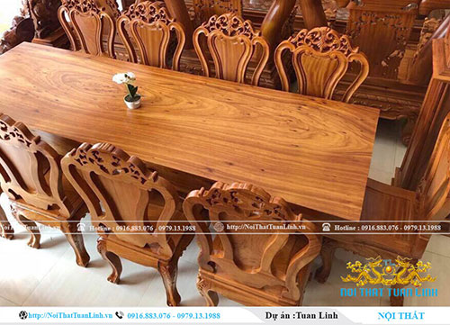 Bộ bàn ghế gỗ tự nhiên giá tốt