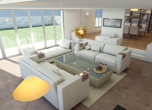 Báo giá thiết kế nội thất phòng khách đẹp tối giản Bình Dương