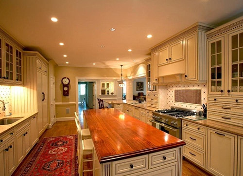 Nội thất nhà bếp tủ bếp phòng ăn với gỗ cao cấp
