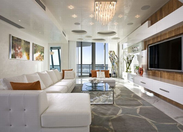 Penthouse 2 tầng với thiết kế nội thất hiện đại sang trọng
