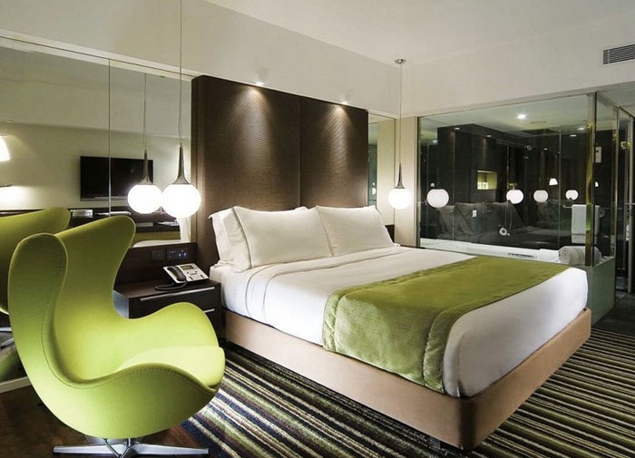 Mẫu thiết kế phòng ngủ khách sạn đơn giản tinh tế
