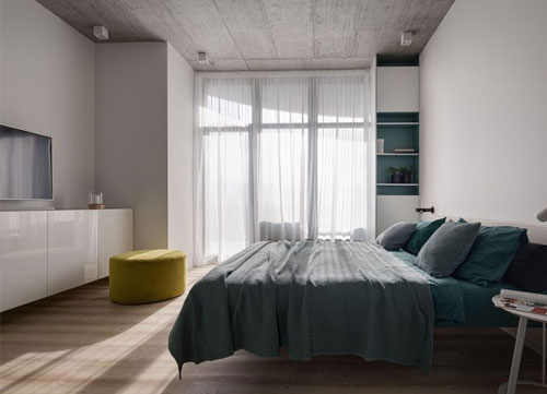 Báo giá thiết kế nội thất phòng ngủ tối giản tông xám Bình Dương