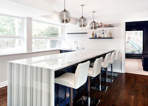 Thiết kế phòng bếp dùng ánh sáng tự nhiên cho không gian đẹp hơn