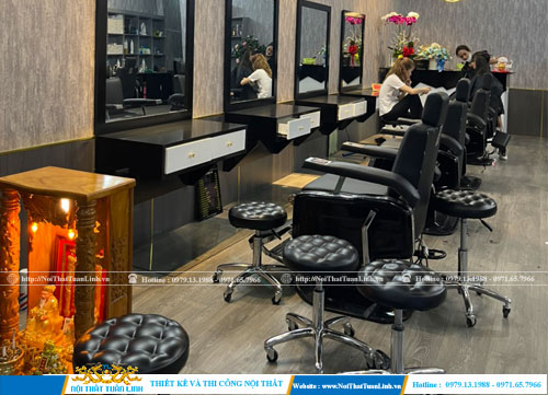 Báo giá thiết kế salon tóc tại Bình Dương,thi công tiệm tóc rẻ