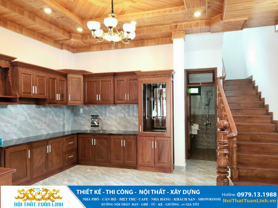 Thiết kế thi công nội thất nhà bếp  789