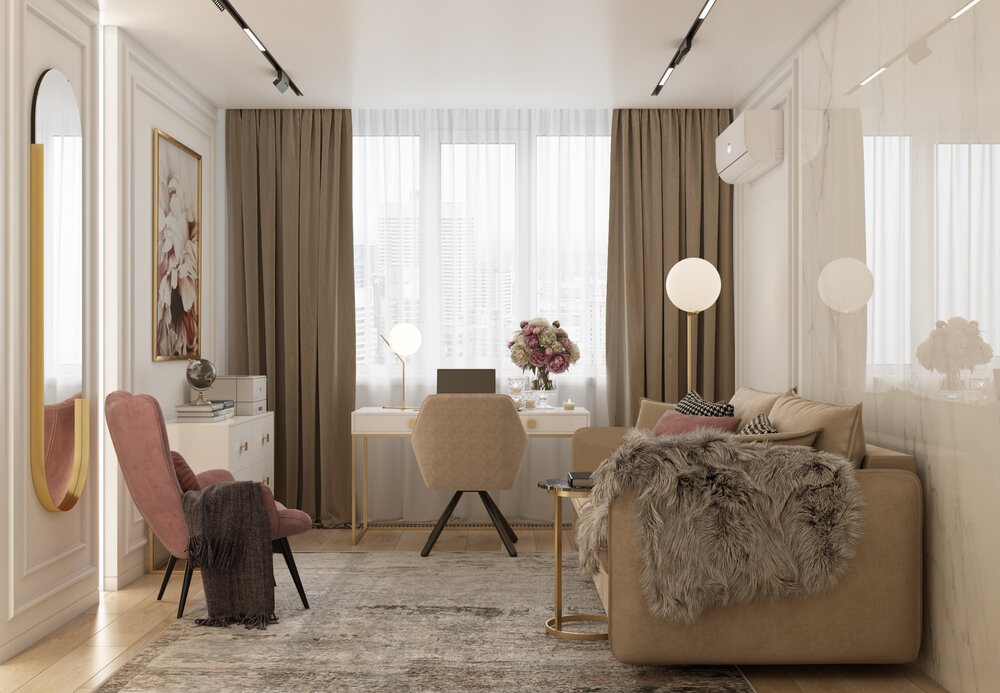 Thiết kế nội thất căn hộ chung cư 110m2 3 phòng ngủ hiện đại  17
