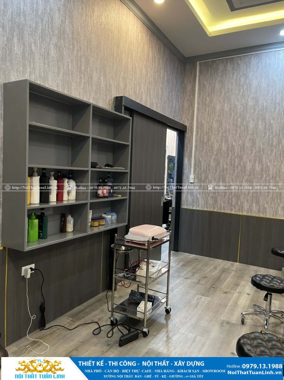 Báo giá thiết kế thi công salon tóc tiệm tóc tại Bình Dương 144