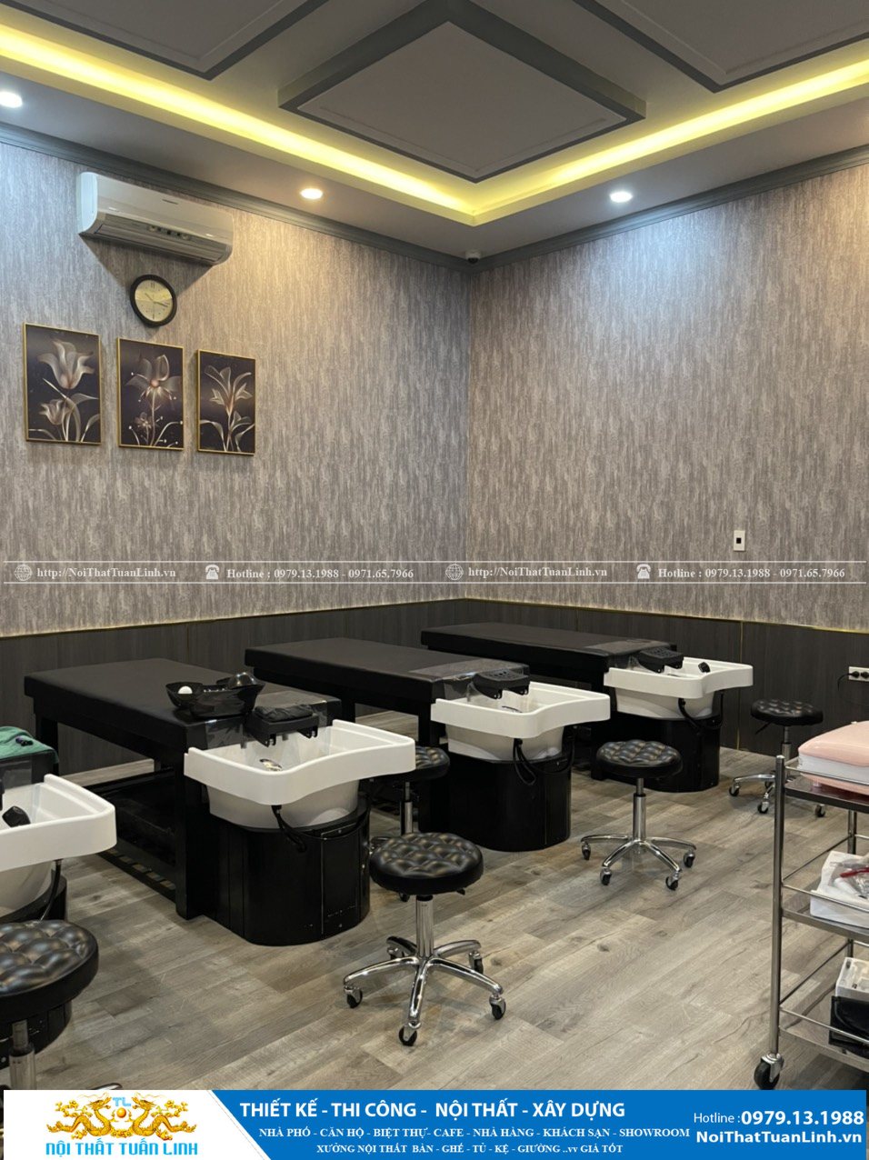 Báo giá thiết kế thi công salon tóc tiệm tóc tại Bình Dương 6