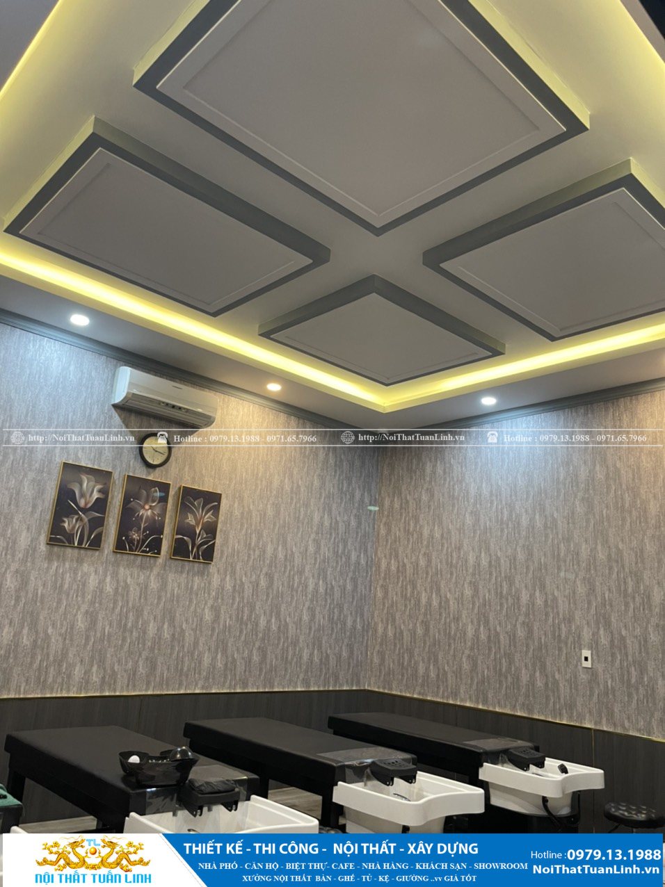 Báo giá thiết kế thi công salon tóc tiệm tóc tại Bình Dương 7