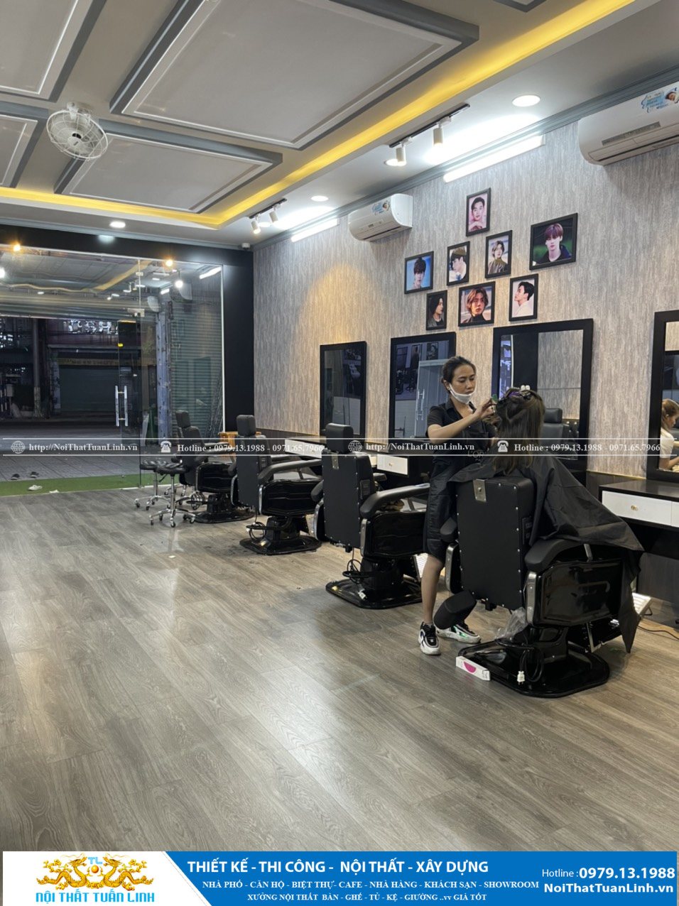 Báo giá thiết kế thi công salon tóc tiệm tóc tại Bình Dương 9