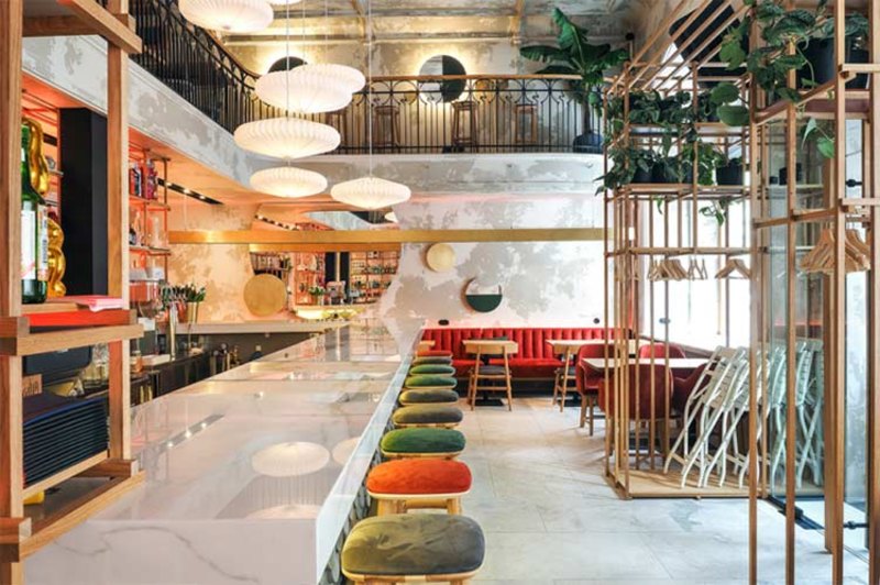 Ý tưởng thiết kế quán cafe đẹp độc đáo mới lạ 1