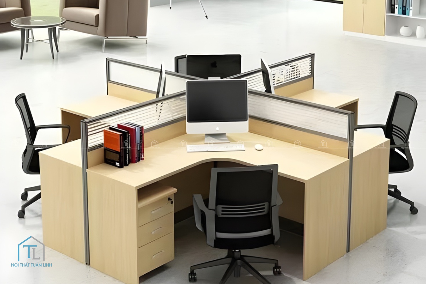 Thiết kế nội thất văn phòng đẹp và hiện đại