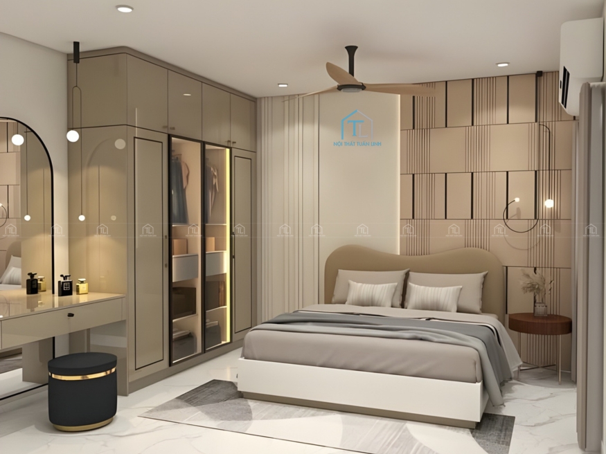 Mẫu tủ quần áo phòng ngủ đẹp và tiện dụng