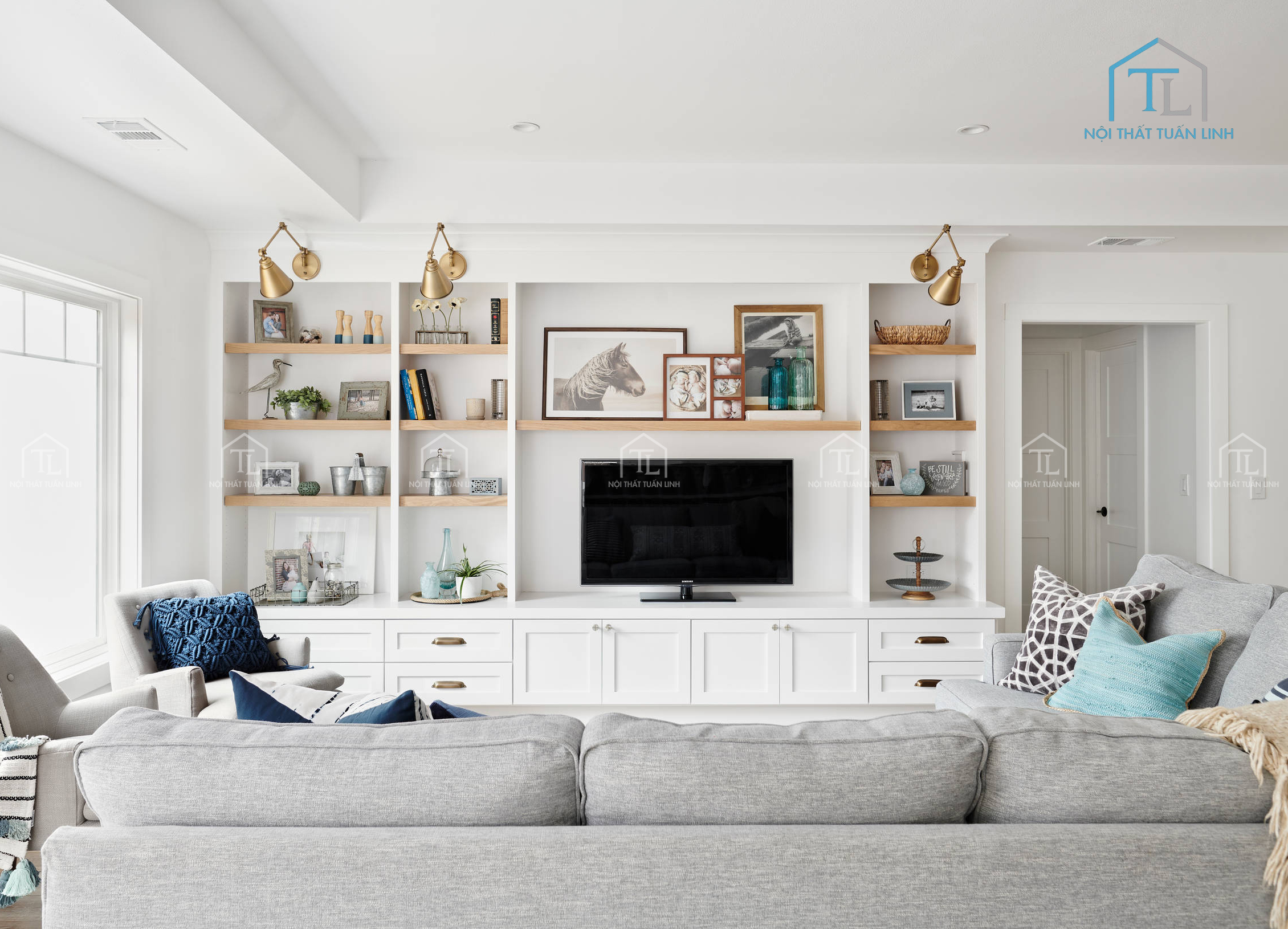 Phòng khách có ghế sofa
