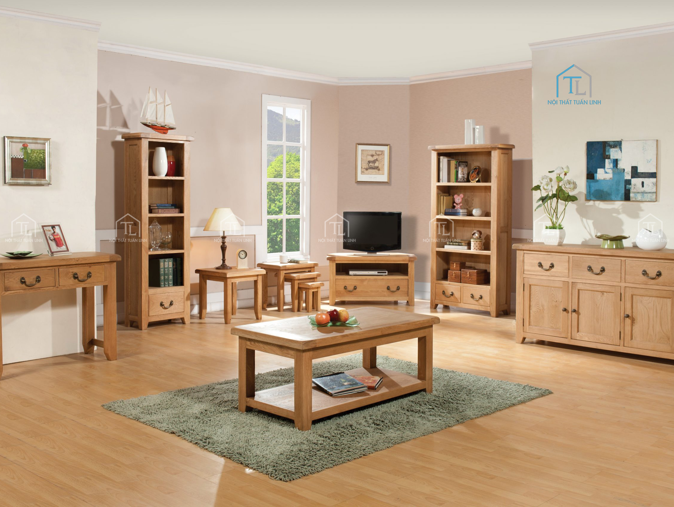 Nội thất phong cách 3D cho phòng khách