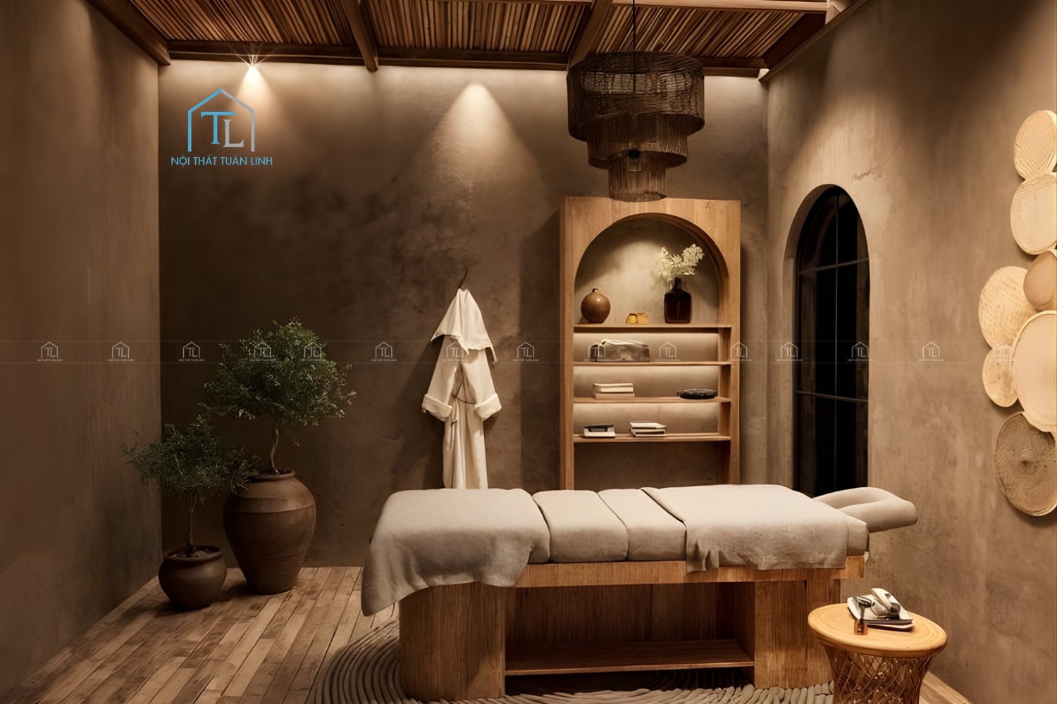 Không gian spa thư giãn cho khách hàng