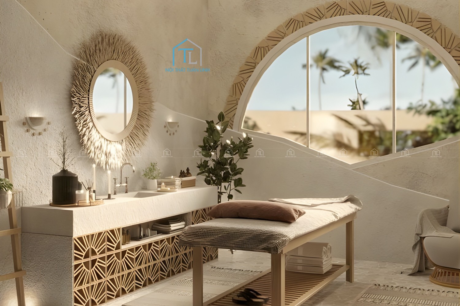 Thiết kế spa phong cách thiên nhiên
