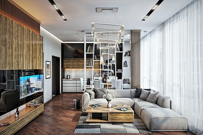 Ý tưởng thiết kế phòng khách đẹp sang trọng 23