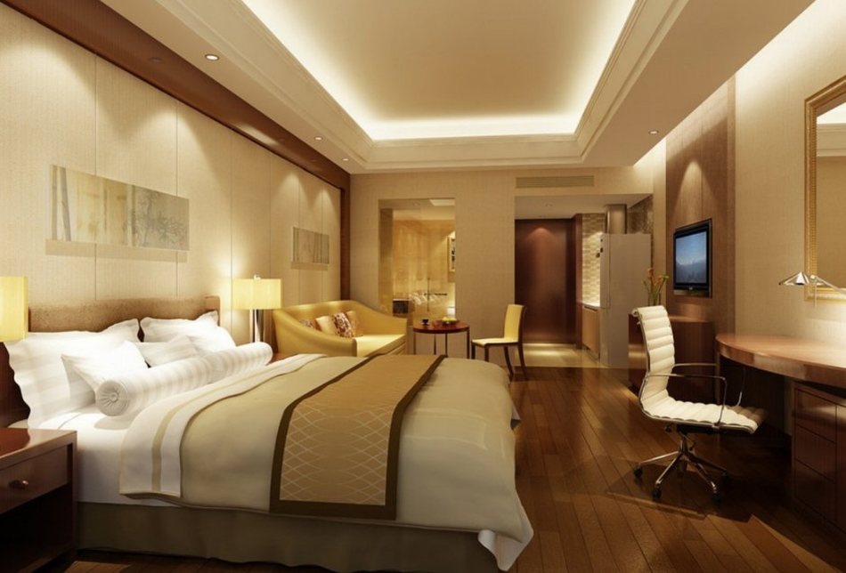 Thi công trang trí nội thất phòng khách sạn nổi bật 21