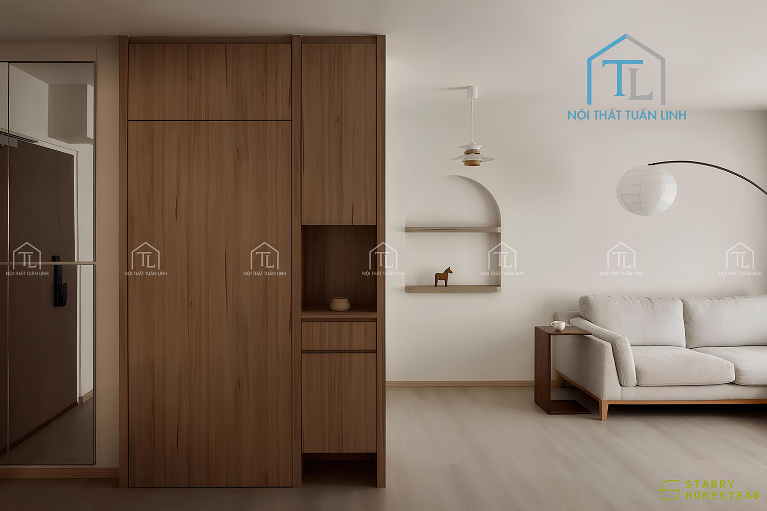 Nội thất phòng ngủ cho nhà phố đủ công năng