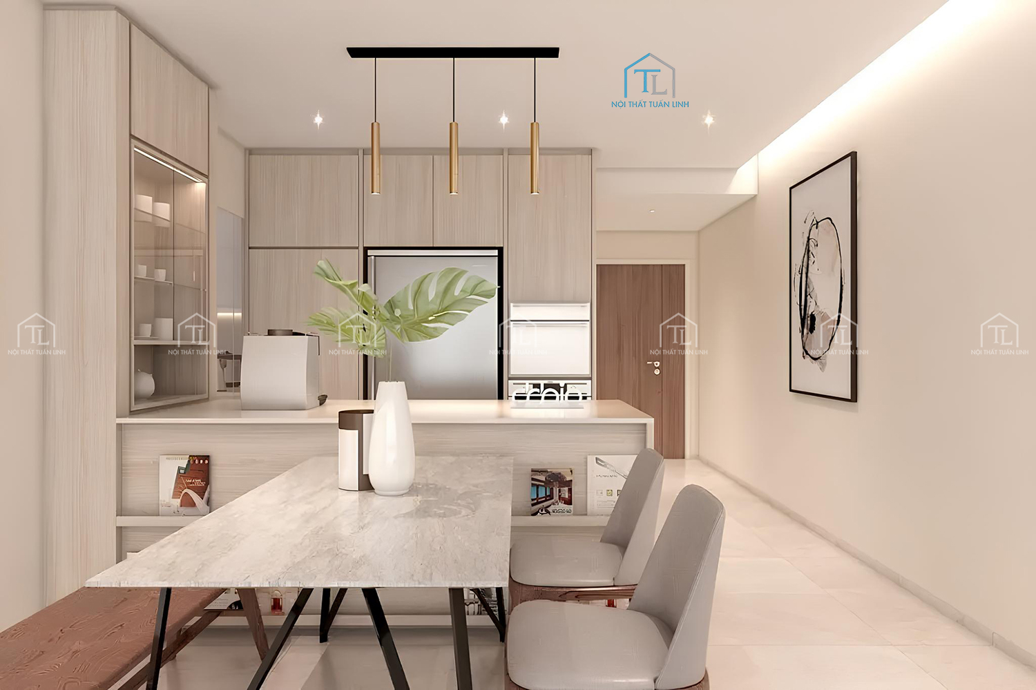 Nhà phố đơn giản ưu tiên không gian 2