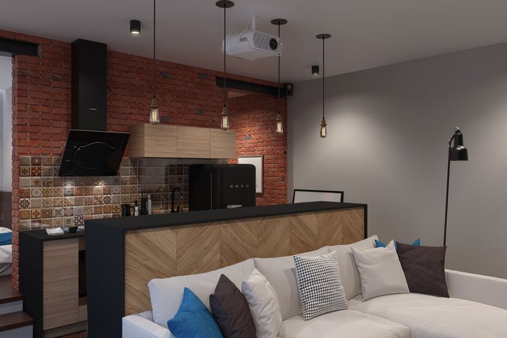 thi công nội thất nhà phố độc đáo ấn tượng 3