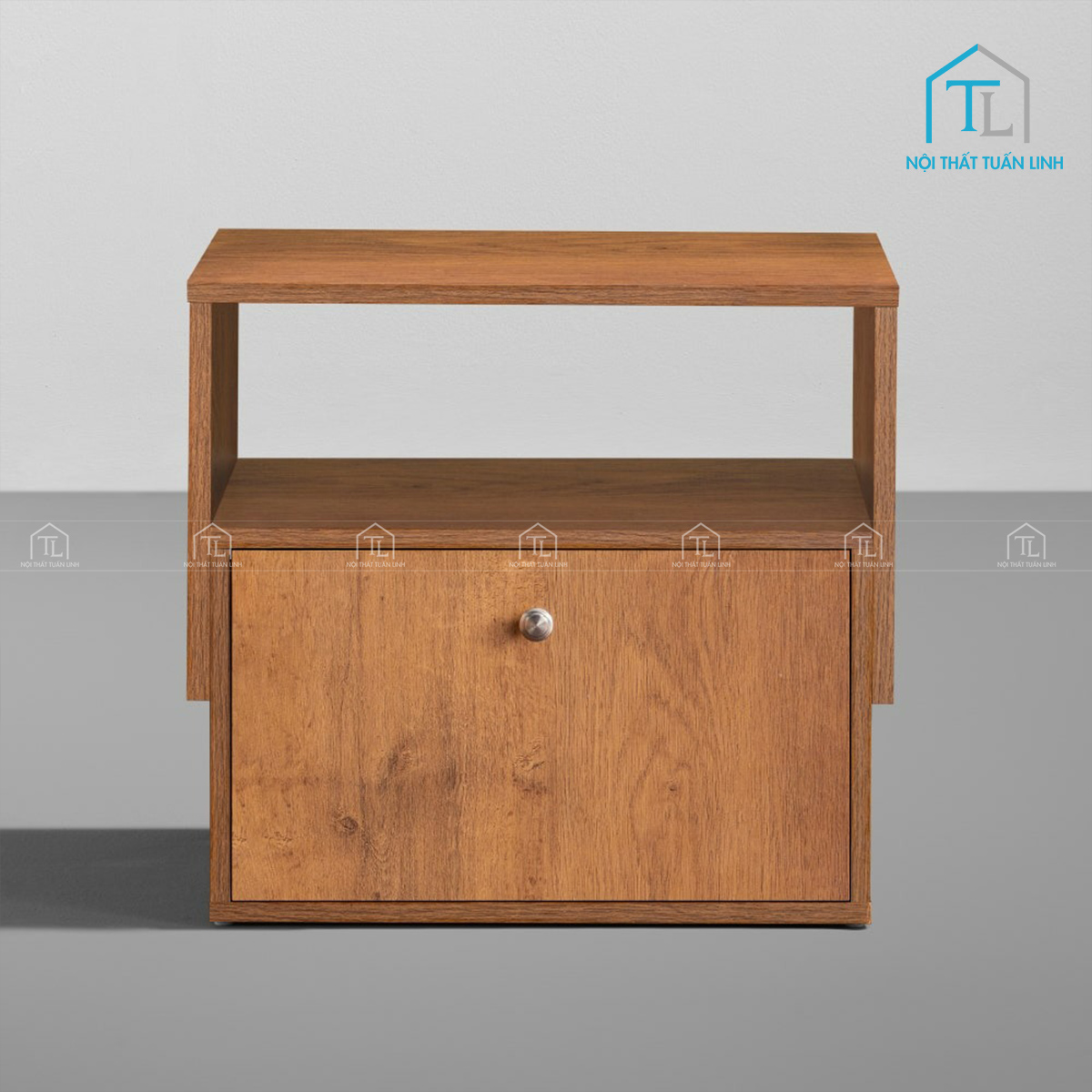 Tủ đầu giường MDF thiết kế hiện đại vân gỗ
