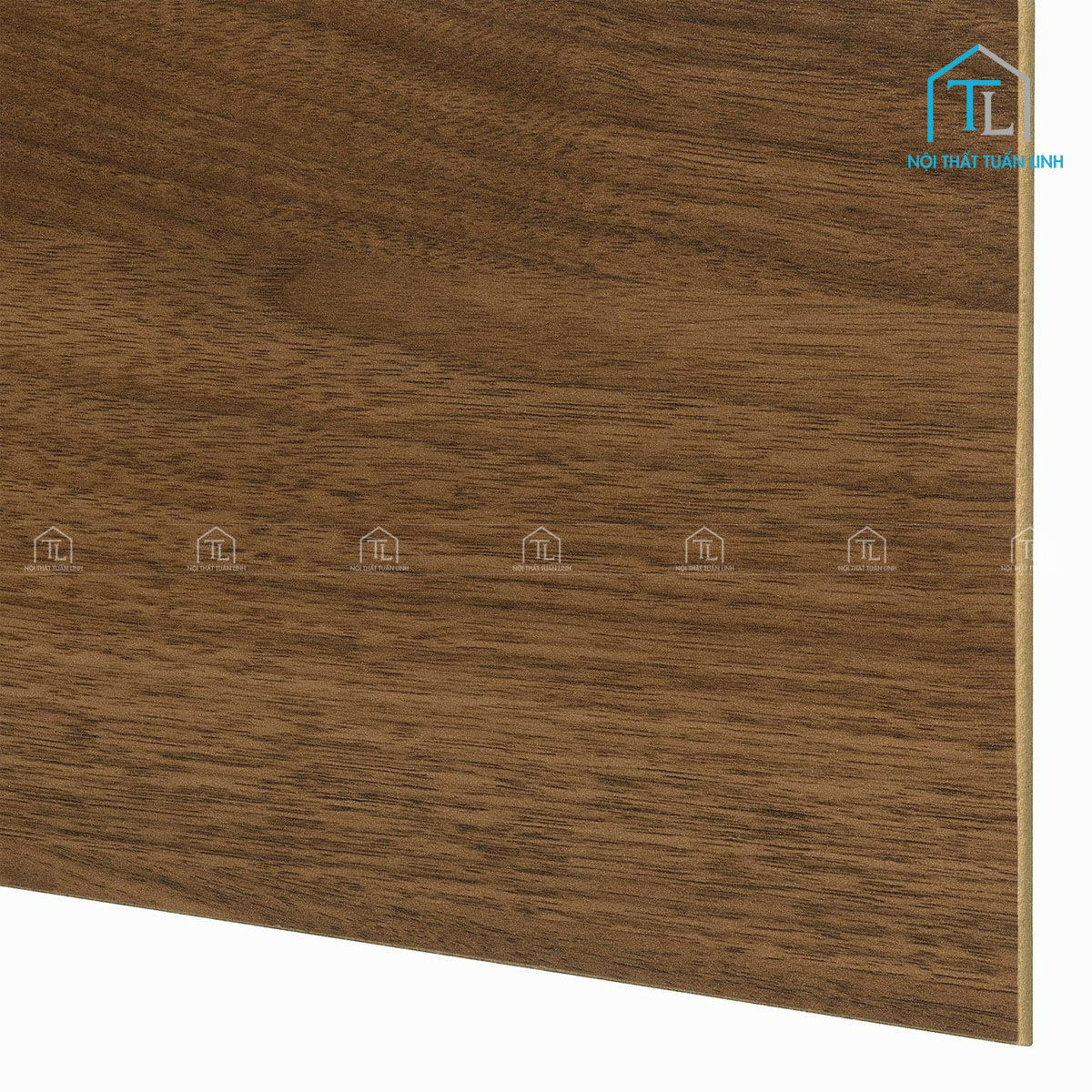 Tủ quần áo cửa lùa vân gỗ óc chó hai cánh gỗ MDF hiện đại