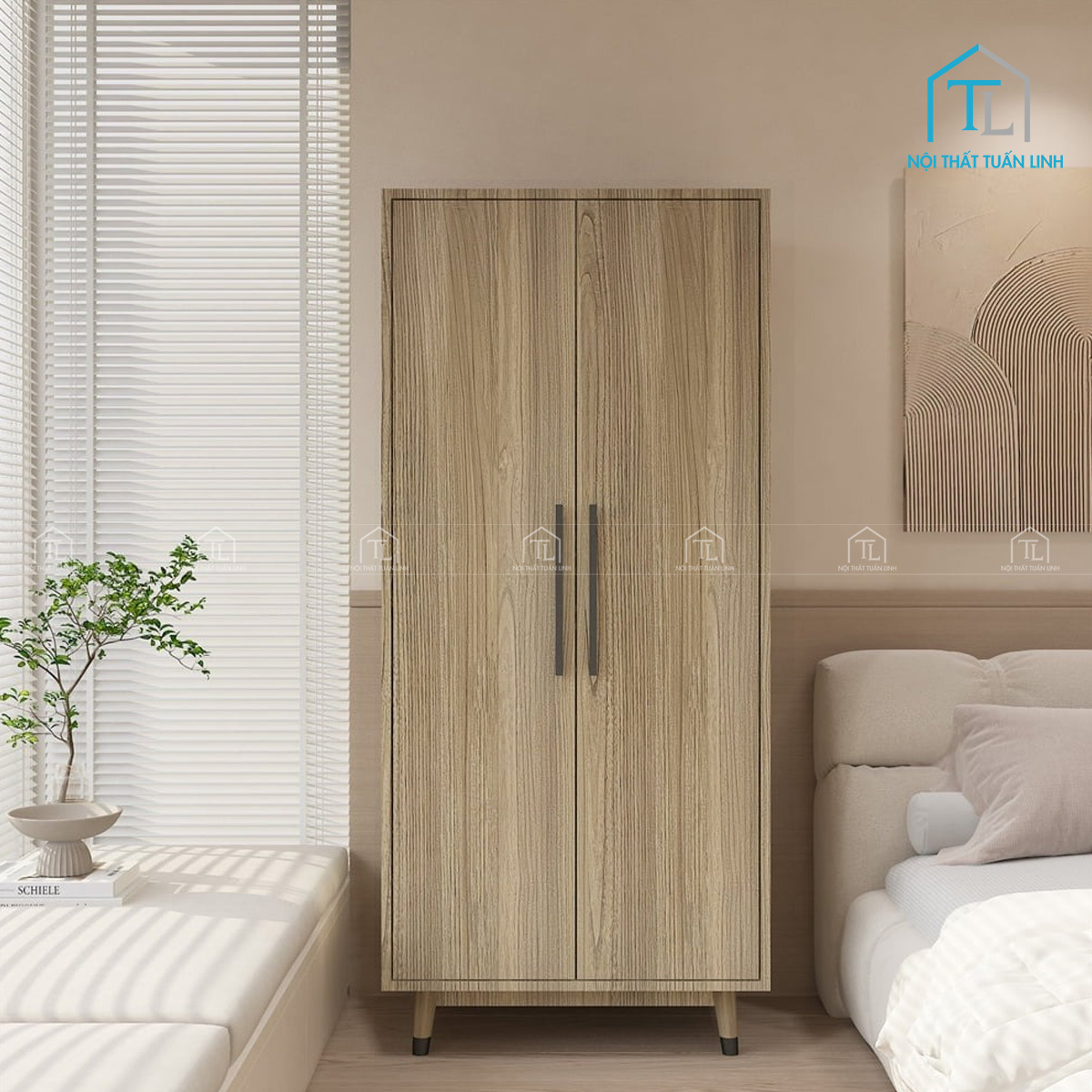 Tủ quần áo làm từ gỗ MDF