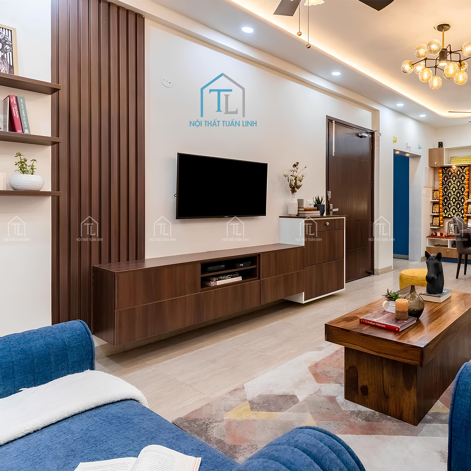 Tuấn Linh thi công nội thất phòng khách