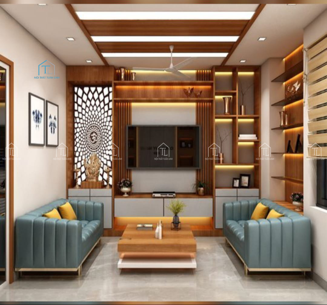 Không gian mở rộng với họa tiết thoáng